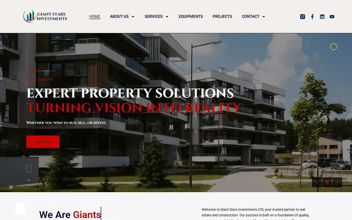 Giant Stars Investments homepage